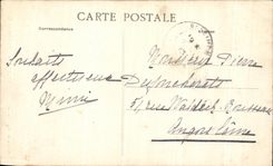 CPA Castillon the Gate Of Children City