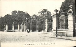 CPA Bordeaux Le Parc Bordelais l'entree