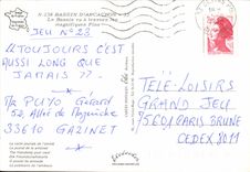 CPM Bassin d'Arcachon Le Bassin Vu a Travers Les Magnifiques Pins