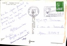 CPM Bordeaux La Gare Saint Jean