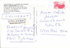 CPM Couleurs Et Lumiere De France Arcachon Vue aerienne De La Ville En Bordure du bassin