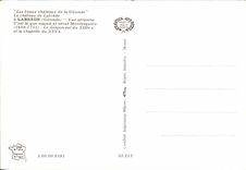 MODERN CARD Beautiful Castles Of the Gironde the castle De Labrede Labrede Seen Air