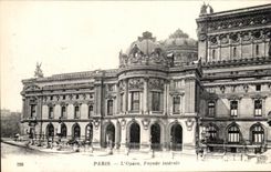 CPA Paris L'opera Facade Laterale