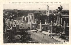 CPA Exposition Internationale Dez Arts Decoratifs Paris Porte D'Honneur