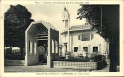 CPA Paris Exposition Internationale Dez Arts Decoratifs Pavillon Des Postes Et Telegraphes