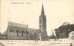 CPA Bernieres on Sea the Church