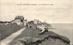 CPA Luc sur Mer Les Falaises et la Cote