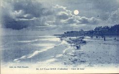 CPA Luc sur Mer Clair de lune