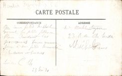 CPA Lourdes Procession a l'Esplanade