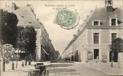 CPA Richelieu la Grande Rue Automobile