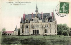 CPA Sainte Catherine De Fierbois Le Chateau de Comacre