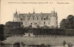 CPA Vouvray Castle of montcontour restores in maontcontour Castle