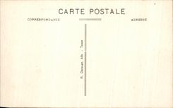 CPA Richelieu Les Halles Et La Place Du Marche