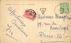 CPA Sorigny Tour De Montison