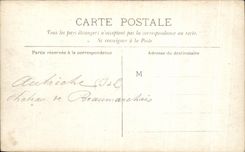 CARTE PHOTO Audreche Chateau de Beaumarchais