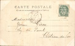 CPA Excursion Of Tours has Voubray the Lantern De Rochecorbon