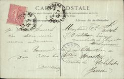 CPA Environs De Tours Rochecorbon La Pierre Tombee