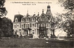 CPA La Membrolle sur Choisille Chateau de l'Aubriere Facade Ouest
