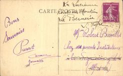 CPA Vue Generale en Perspective du Chateau Basecourt