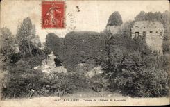 CPA Valliere Ruines du Chateau de Vaujours