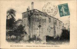 CPA Saint Maure Chateau Bati Par Foulques Nerra