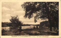 CPA Environs De La Haye Descartes Les Bords De La Creuse