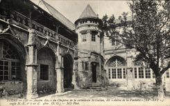 CPA Tours old cloister Of the Chapter Of the Cathedral St Gatien says cloister of Psalette