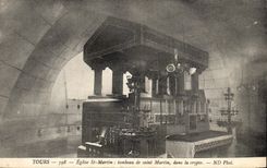 CPA Tours Church St Martin Tomb Of Saint Martin In the Crypt