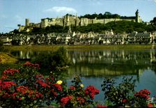 MODERN CARD Chinon Dominating Vienna the Castle