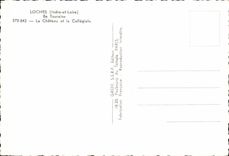 CPM Loches En Touraine Le Chateau et la Collegiale