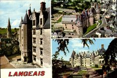 TARJETA MODERNA Langeais el castillo