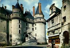 TARJETA MODERNA en Touraine Langeais el castillo