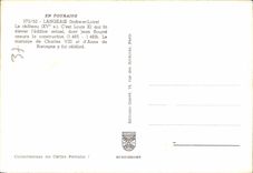 TARJETA MODERNA en Touraine Langeais el castillo