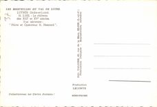 MODERN CARD Merveilels Of the Loire Valley Luynes the castle