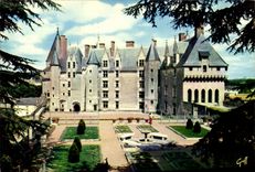 TARJETA MODERNA los langeais de Loire ch4ateau Castle Louis XI