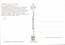 CPM Chateaux De la Loire Loches Cammandant la vallee de l'Indre