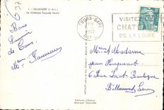 CPSM Villandry Le Chateau Facade Nord