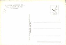 TARJETA MODERNA en Plane Above De Langeais el castillo