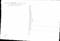 CPA Villandry Le Chateau du Siecle Le donjon du Siecle