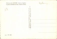 CPSM Chateau de Loches Facade Orientale et tour d'Agnes Sorel