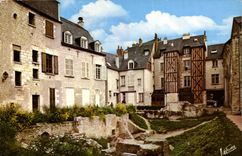 MODERN CARD Wonders Of the Loire Valley Tours the Old man Tours the Holy Garden Pierre