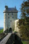 MODERN CARD the Loire ch4ateau Chinon the Tower of the Clock Measures and