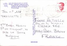 MODERN CARD Castle Fort De Chinon