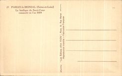 CPA Paray Monial the Basilica of the Sacring Heart