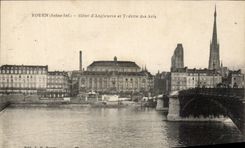 CPA Rouen Hotel of England and Treatre of Arts