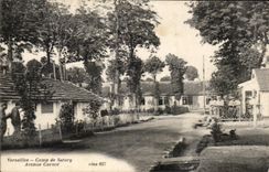 CPA Versaillies Camp De Satory Avenue Carnot Militaria