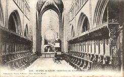 CPA St pol of Interior Leon of the Cathedral