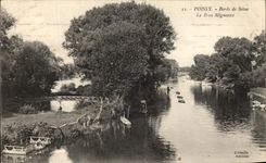 CPA Poissy Bords De Seine Le Bras Migneaux