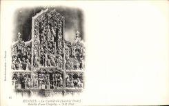 CPA Rennes Le Catbedrale Retable d'une Chapelle