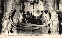 La cripta de CPA Bourges de la catedral puso en la tumba